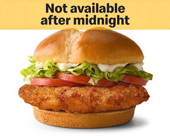 Order Deluxe Crispy Chicken Sandwich  food online from McDonald's store, Hemet on bringmethat.com