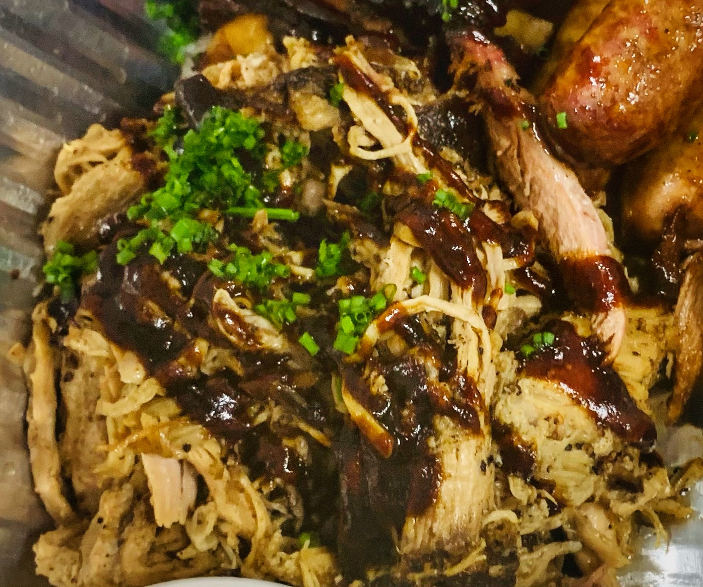 Order 1/4 lb Pulled Pork food online from Great Northern Bbq store, Providence on bringmethat.com