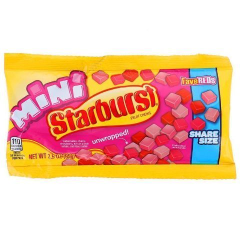 Order Starburst Mini FaveREDS Share Size 3.5oz food online from 7-Eleven store, Wakefield on bringmethat.com