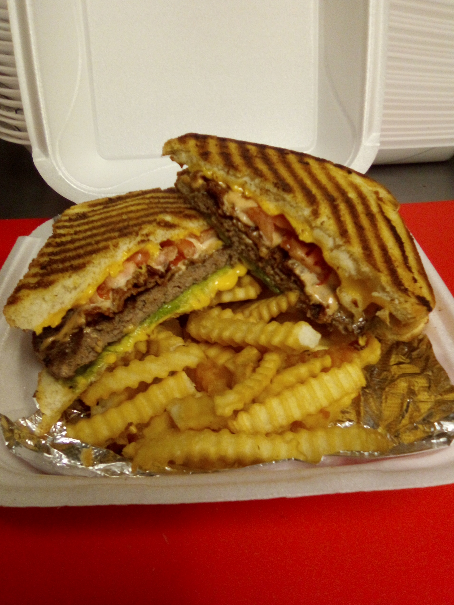 Order CHILL CHEESEBURGER MELT food online from The Grilled Cheese Factory store, Rochester on bringmethat.com