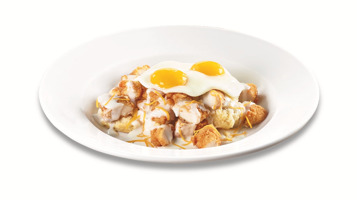 Order Chicken Biscuit & Gravy Bowl food online from Denny's store, Thomasville on bringmethat.com