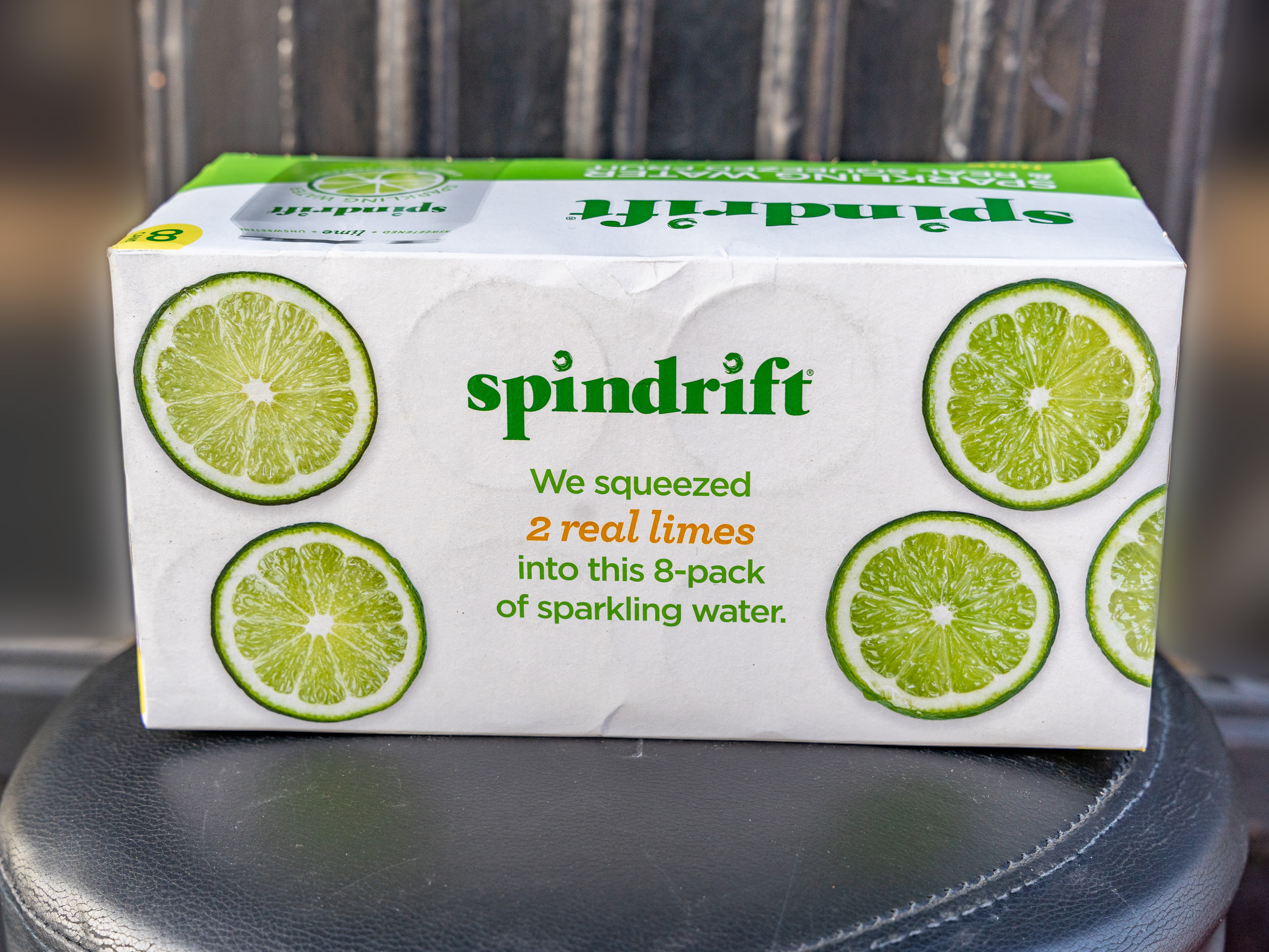 Order Spindrift Lime Sparkling Water - 8pk food online from Grocery Shopping Center store, Brooklyn on bringmethat.com
