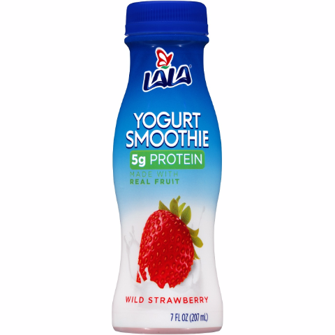 Order LaLa Yogurt Smoothie Wild Strawberry 7oz food online from 7-Eleven store, Arlington on bringmethat.com