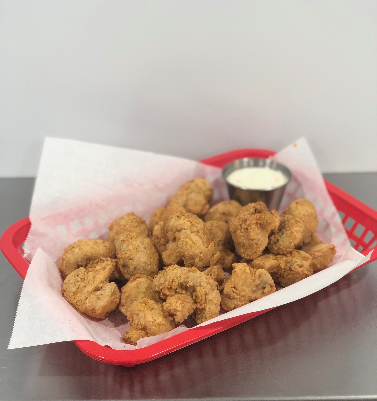 Order Fried Mushrooms food online from Top Round store, Dallas on bringmethat.com