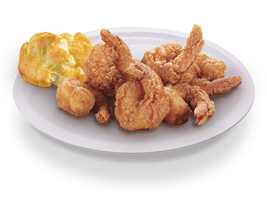 Order 5 PC Krispy Shrimp & (1) Biscuit Only food online from Krispy Krunchy Chicken store, Fullerton on bringmethat.com