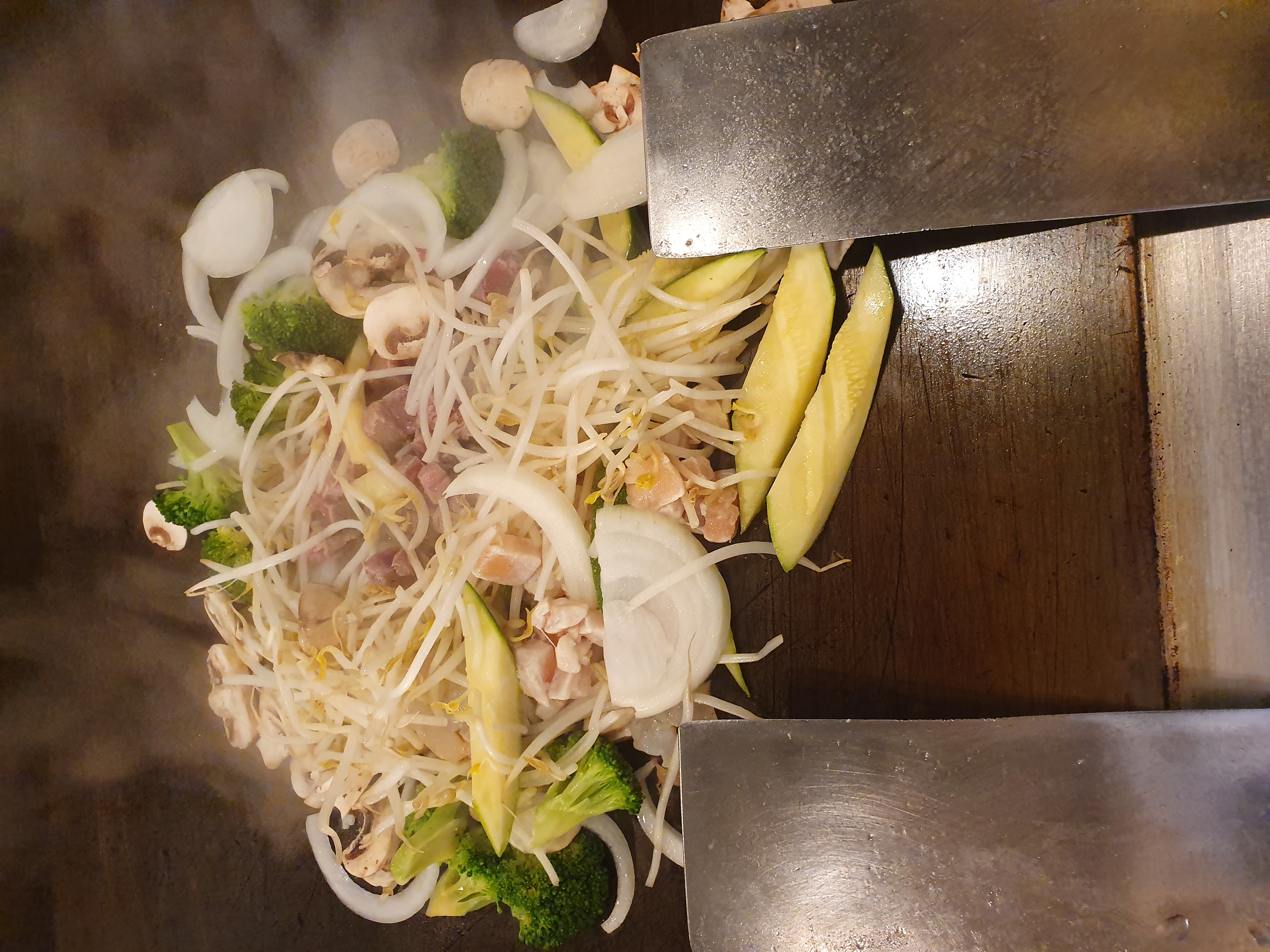 Order 5. Hibachi Chicken and Steak food online from Lin Garden Chinese & Japanese Cuisine store, Villa Rica on bringmethat.com