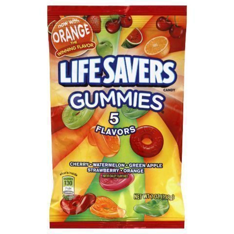 Order Life Saver Gummies 5 Flavor 7oz food online from 7-Eleven store, Aurora on bringmethat.com