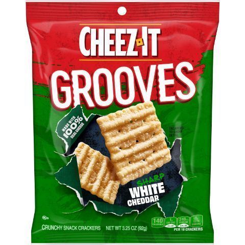 Order Cheez-It Grooves White Cheddar 3.25oz food online from 7-Eleven store, Aurora on bringmethat.com