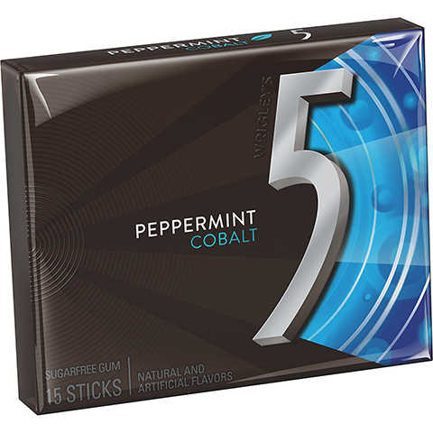 Order 5 Cobalt Peppermint Gum 15 Count food online from Circle K And Liquors store, Fontana on bringmethat.com