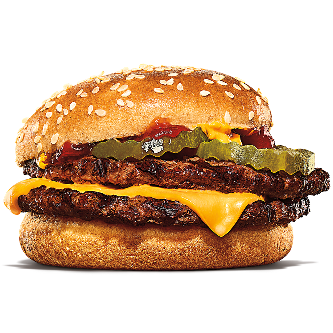 Order Double Cheeseburger food online from Burger King store, Yuba City on bringmethat.com
