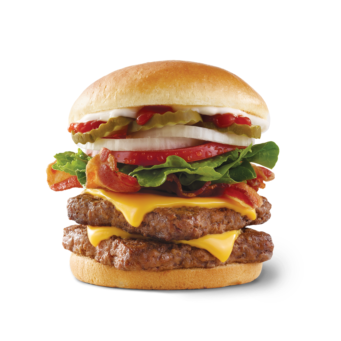 Order Big Bacon Classic® Double food online from Wendy's store, New Bern on bringmethat.com