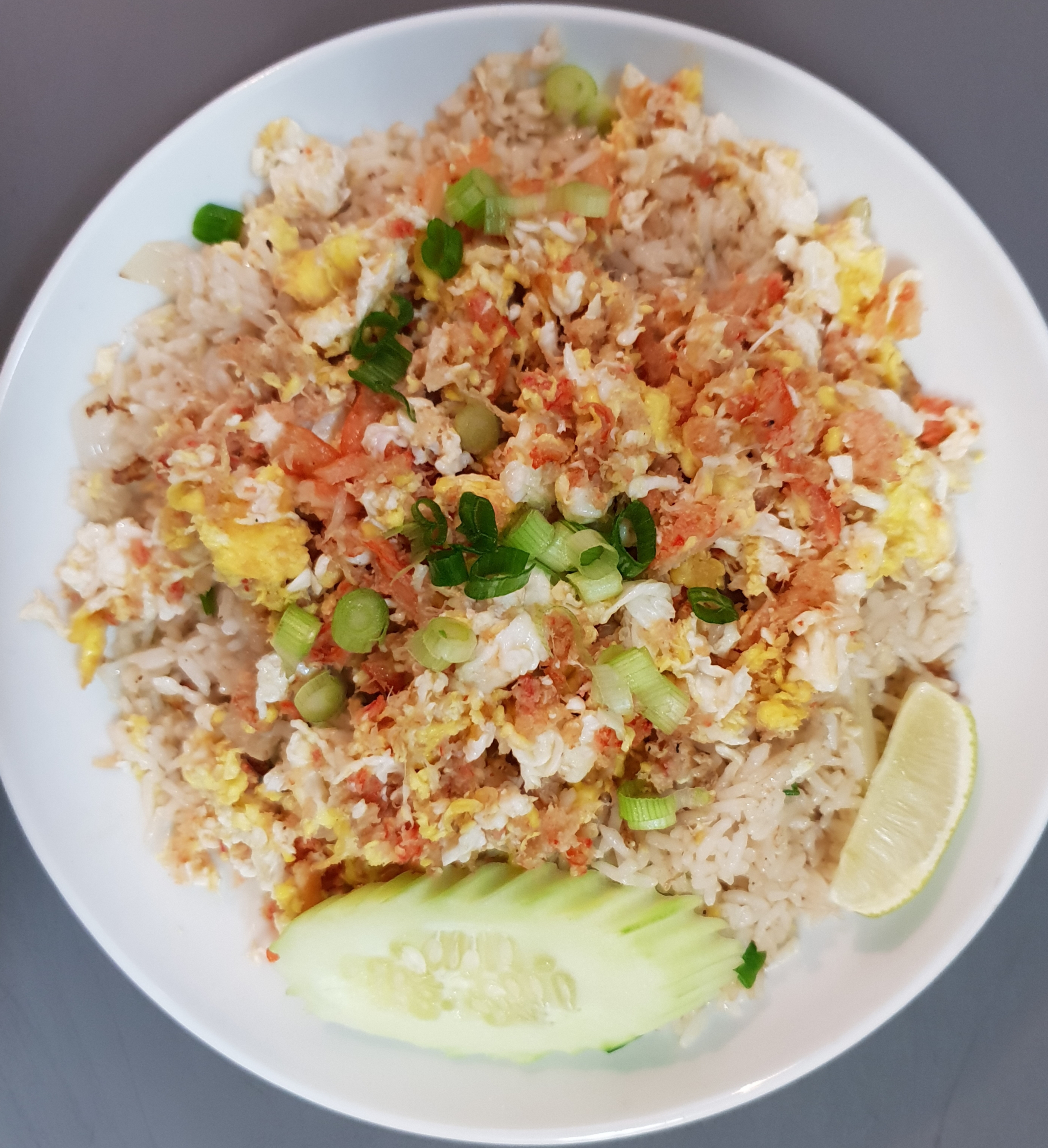 Order Snow Crab Meat Fried Rice food online from R Haan Thai store, Los Angeles on bringmethat.com