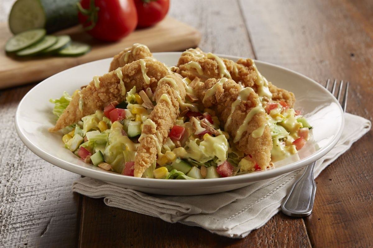 Order Honey-Crisp Chicken Salad food online from BJ's Restaurant & Brewhouse store, Waco on bringmethat.com