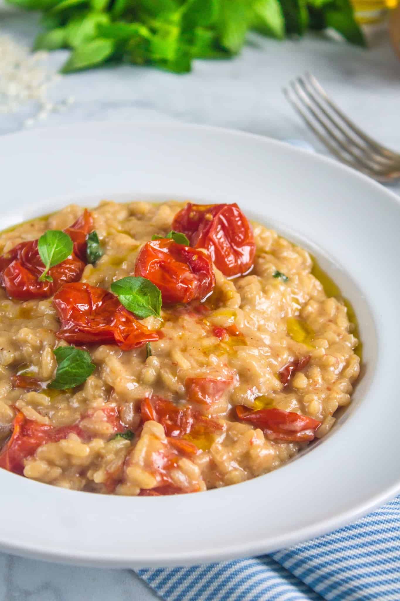 Order Caprese Risotto food online from Take Your Thyme store, Washington on bringmethat.com