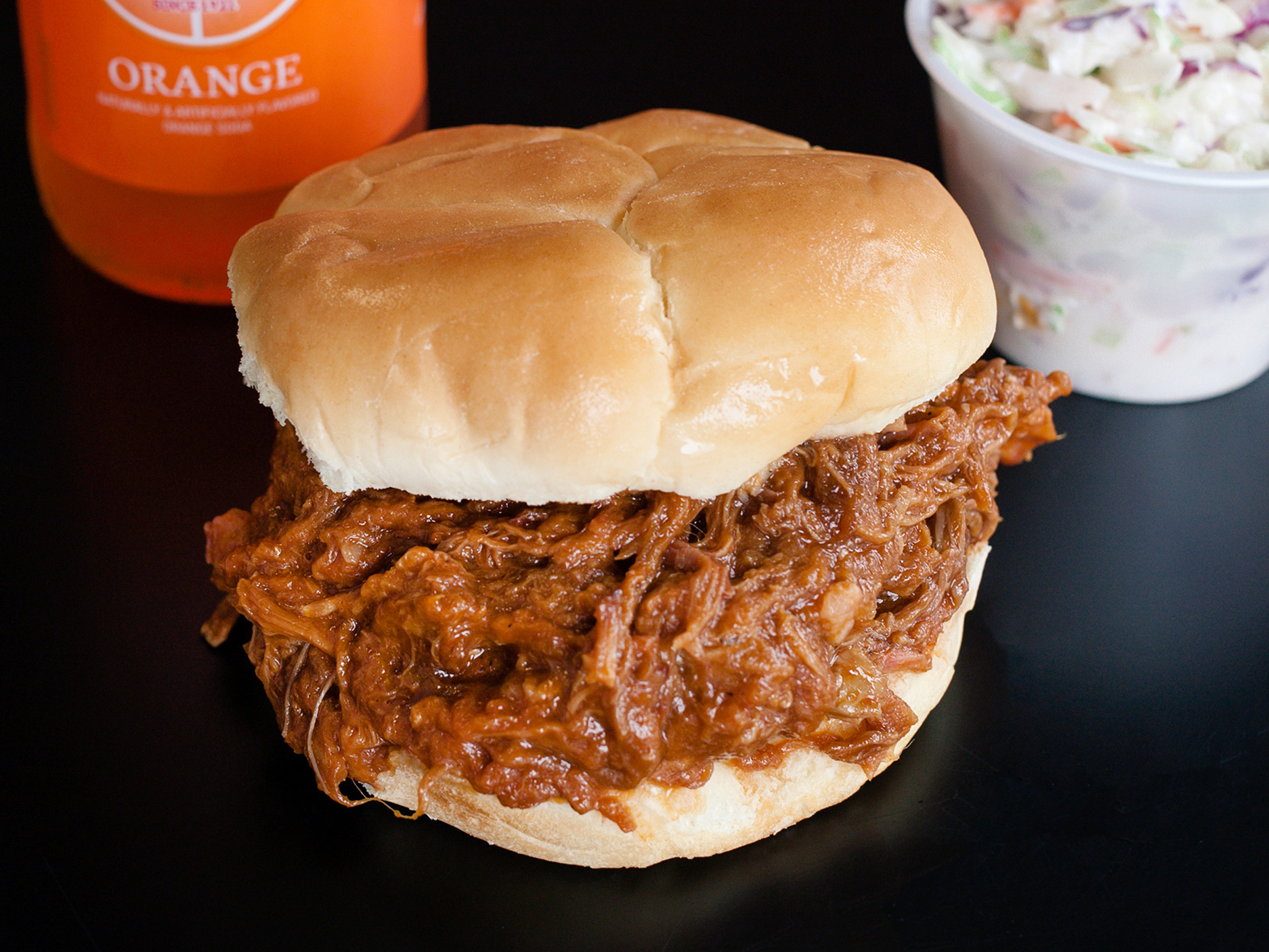Order 4. Pork BBQ Special Combo food online from Sam Hot Dog Stand store, Lexington on bringmethat.com