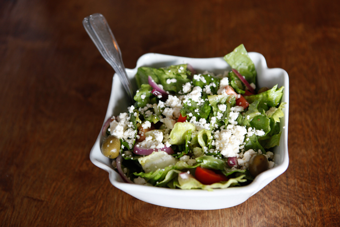 Order Traditional Greek Salad food online from Plaka Grill store, Queens on bringmethat.com