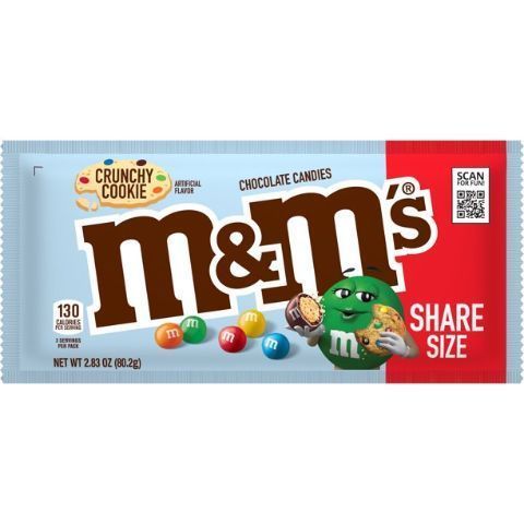 Order M&M Crunchy Cookie Share Size 2.83oz food online from 7-Eleven store, Charlotte on bringmethat.com
