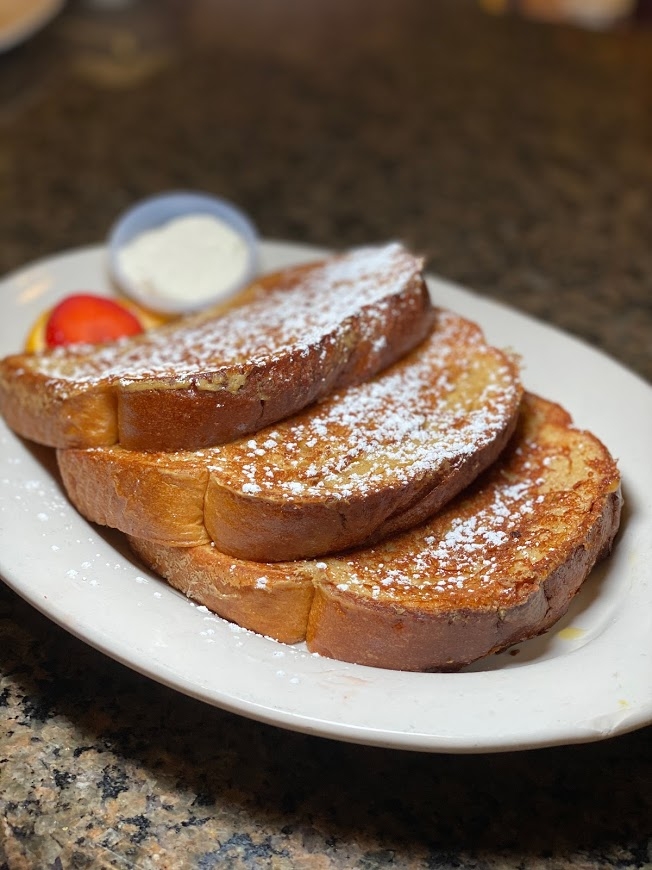 Order Challah Bread French Toast food online from Berry Fresh Cafe store, Jupiter on bringmethat.com