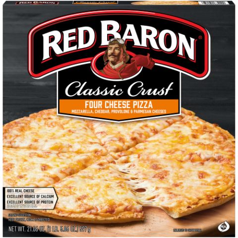 Order Red Baron Classic 4 Cheese Pizza 21oz food online from 7-Eleven store, Wakefield on bringmethat.com