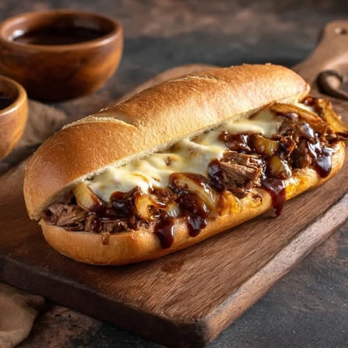 Cheesesteak BBQ Sub from TASTY PASTA PIZZA &GRILL