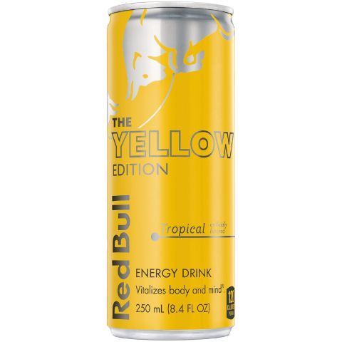 Order Red Bull Yellow Edition, Tropical 8.4oz Can food online from 7-Eleven store, Charlotte on bringmethat.com