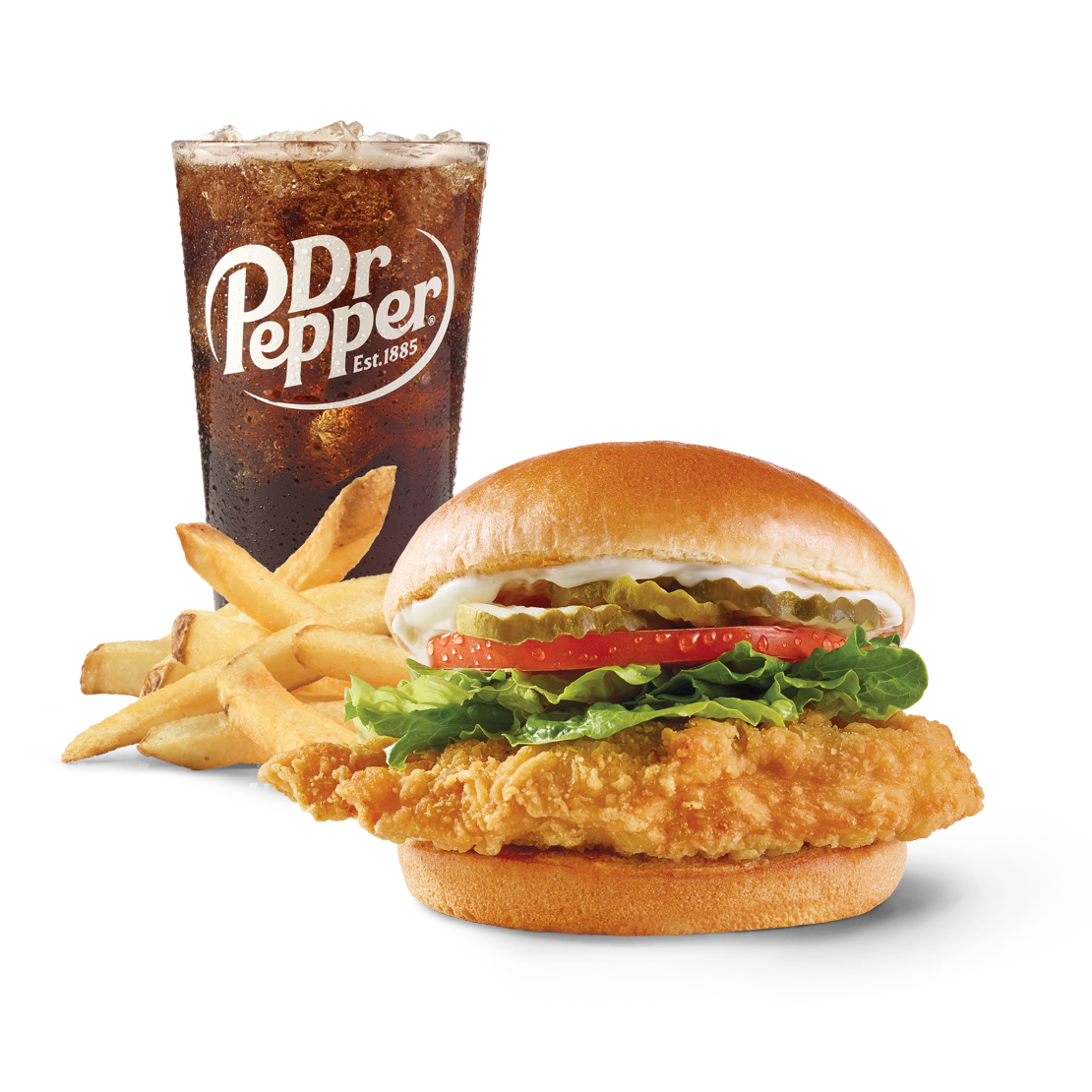 Order Classic Chicken Sandwich Combo food online from Wendy's store, New Bern on bringmethat.com