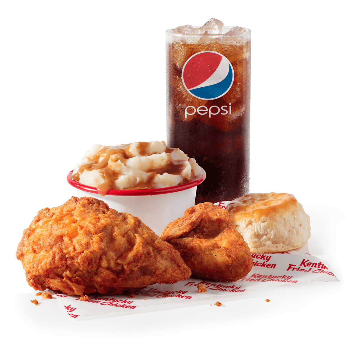 Order 2 pc. Breast & Wing Combo food online from Kfc store, Sterling on bringmethat.com