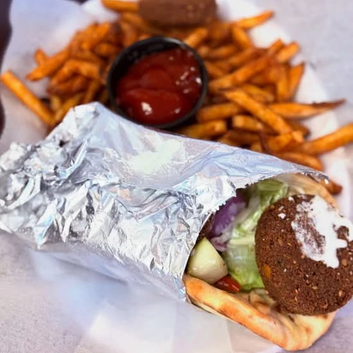 Falafel Sandwich from Kabob and More