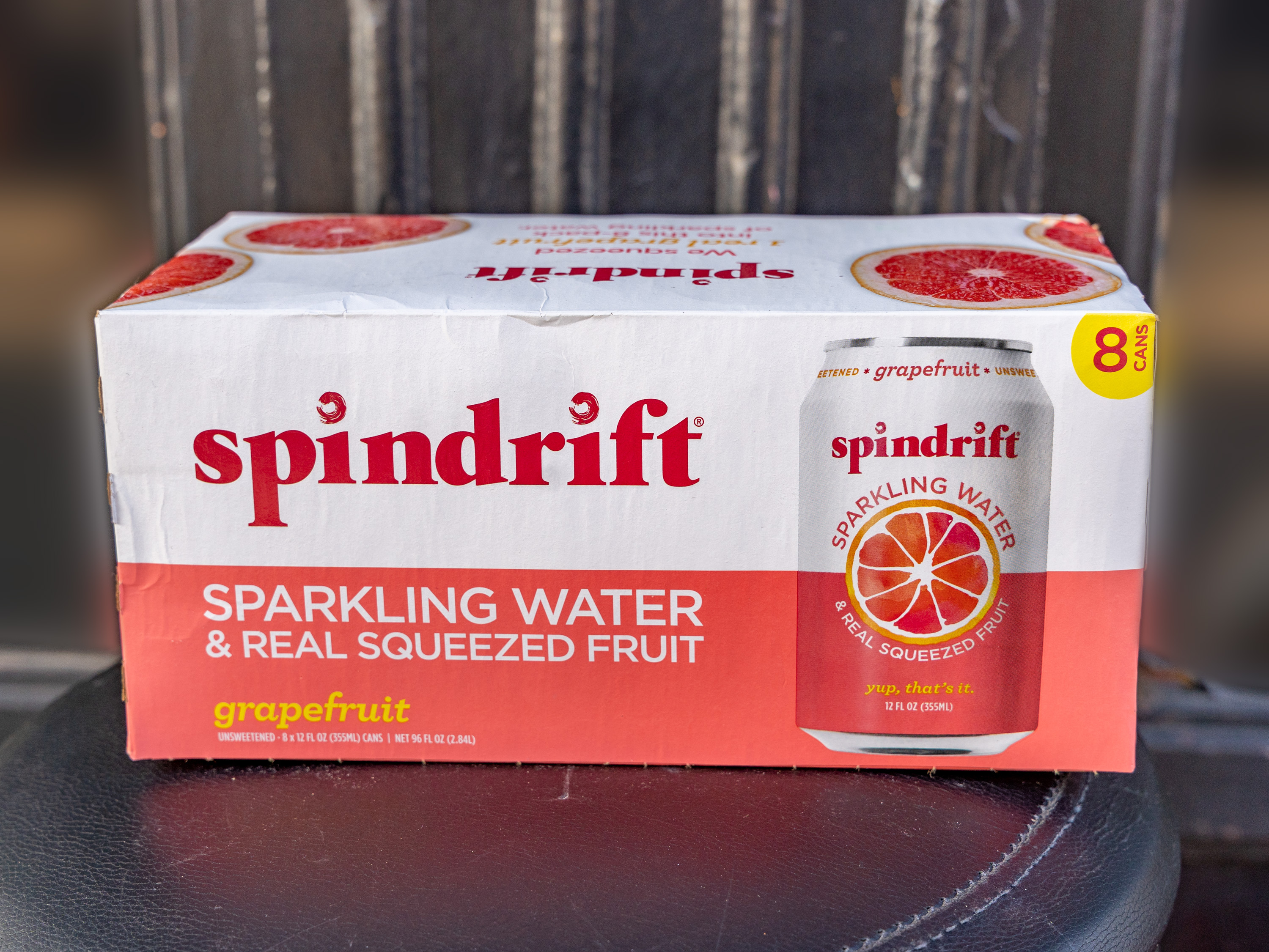 Order Spindrift Grapefruit Sparkling Water - 8pk food online from Grocery Shopping Center store, Brooklyn on bringmethat.com