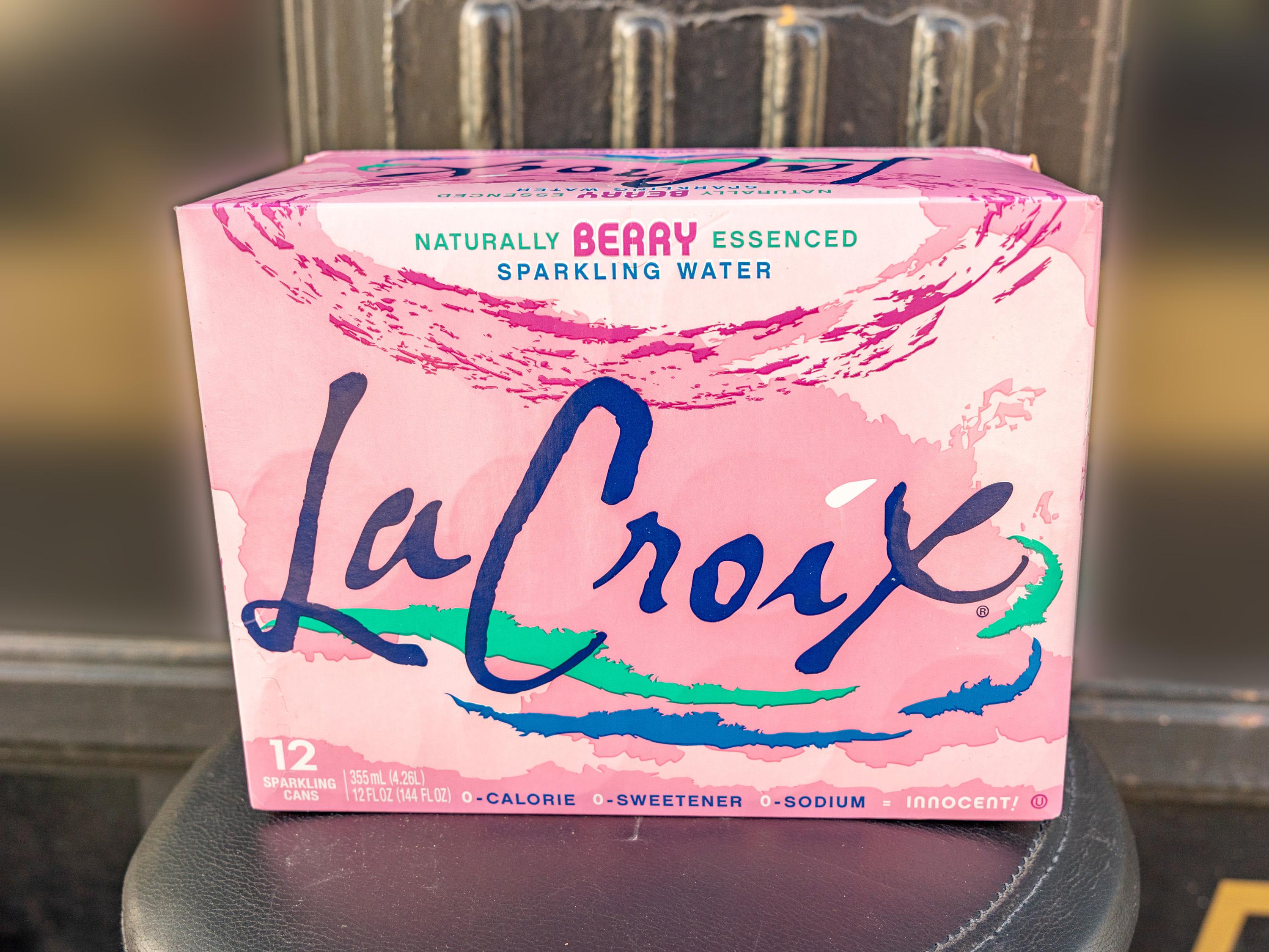 Order Lacroix Berry Sparkling Water - 12pk can food online from Grocery Shopping Center store, Brooklyn on bringmethat.com