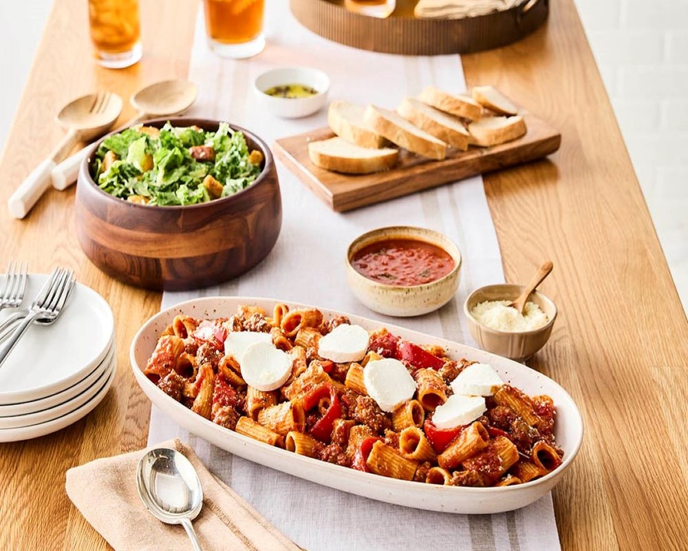 Order Family Bundle Rigatoni Campagnolo food online from Carrabba's Italian Grill store, Murrells Inlet on bringmethat.com