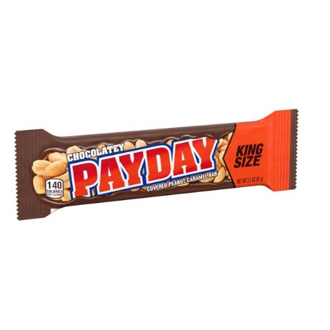 Order PAYDAY Chocolatey Covered Peanut and Caramel King Size Candy Bar 3.1oz food online from 7-Eleven store, Aurora on bringmethat.com