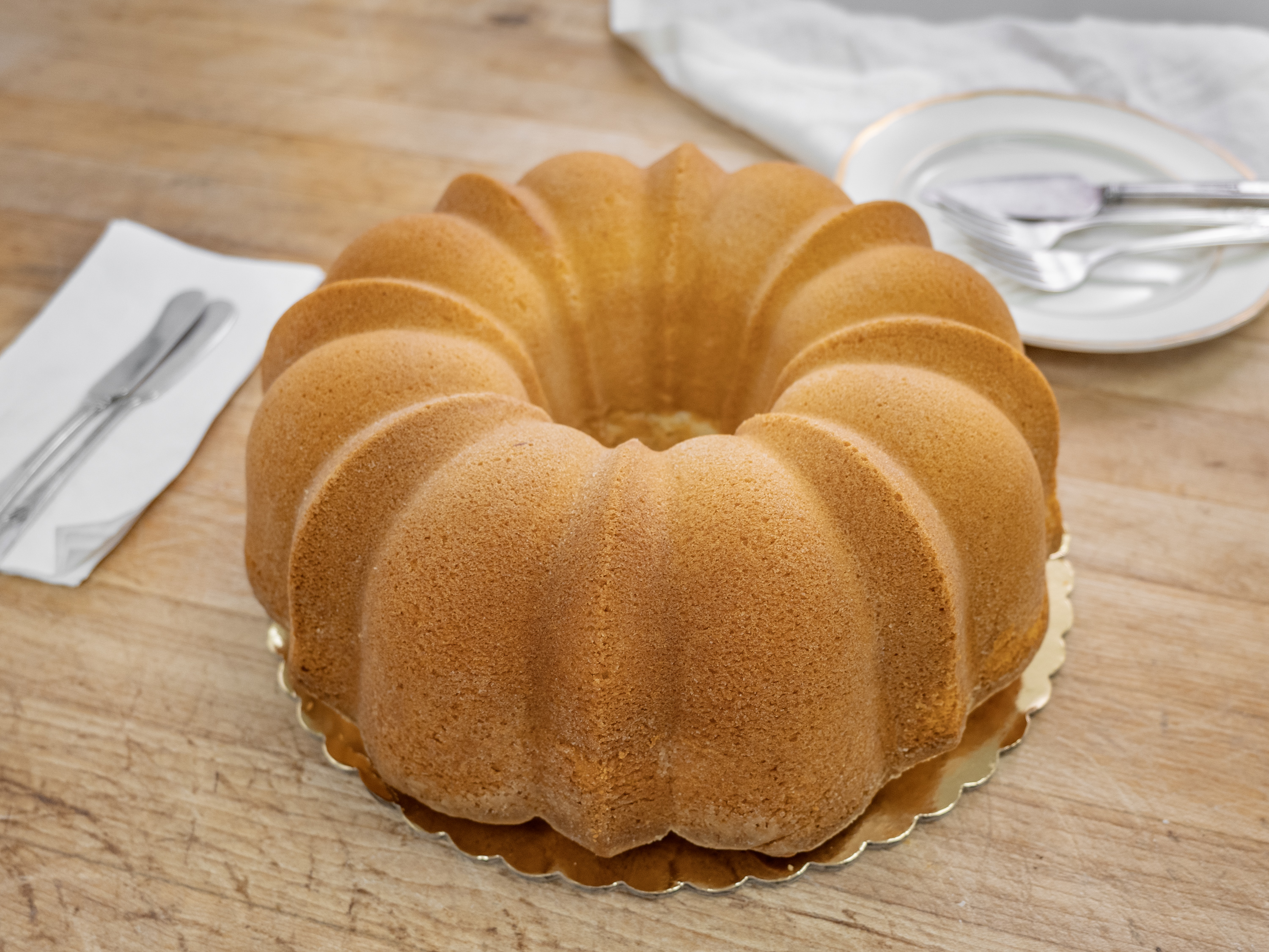Plain Pound Bundt Cake