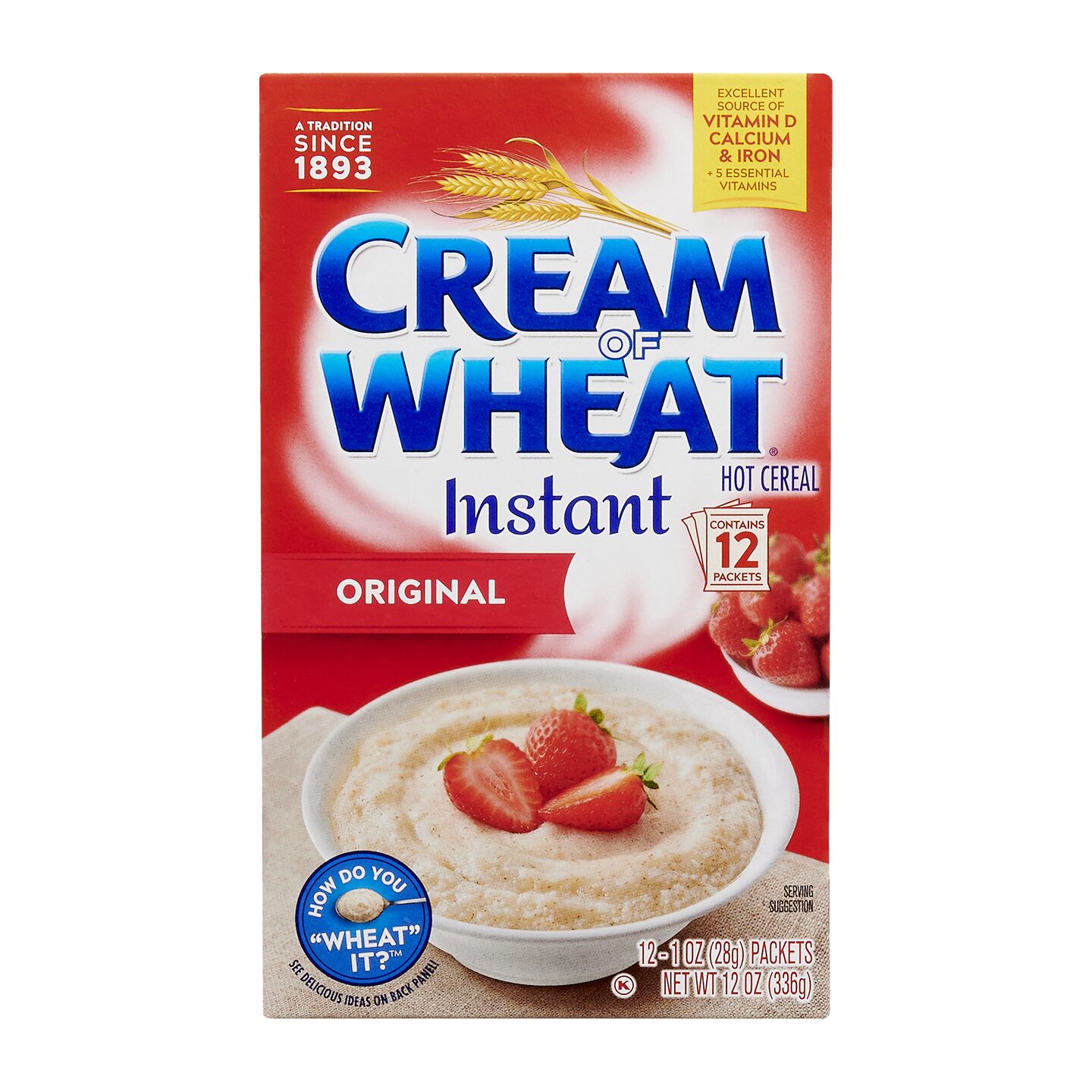 Order Cream of Wheat Instant Original 12 1oz packs food online from Sheetz store, Goldsboro on bringmethat.com