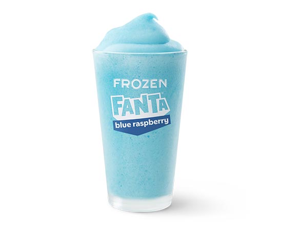Order Frozen Fanta® Blue Raspberry food online from McDonald's store, Cincinnati on bringmethat.com
