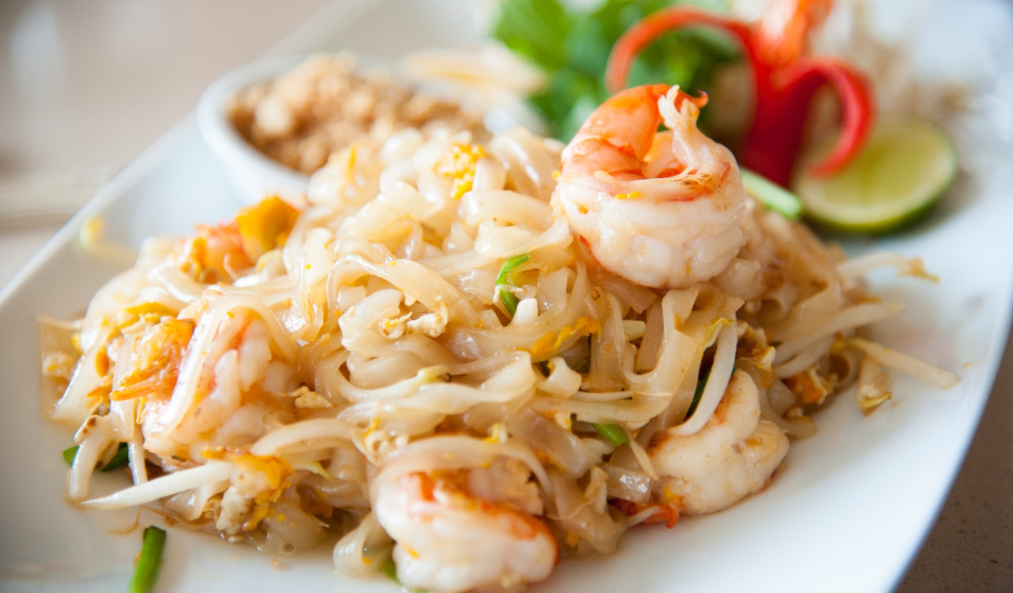 Order Spicy Basil Pad Thai** food online from Pad Thai store, Quincy on bringmethat.com