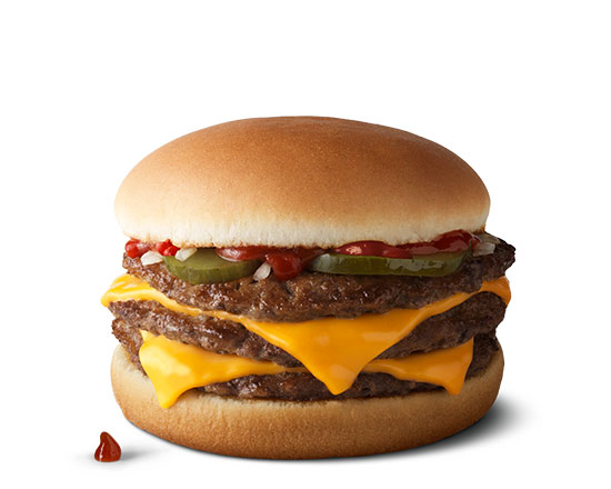 Order Triple Cheeseburger food online from Mcdonald store, Lagrangeville on bringmethat.com