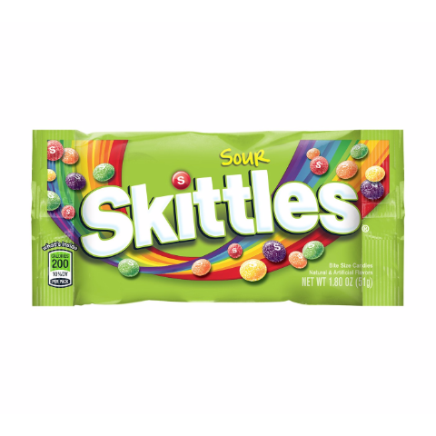 Order Skittles Sours 1.8oz food online from 7-Eleven store, Wakefield on bringmethat.com