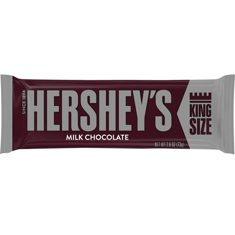 Order Hershey’s Milk Chocolate King Size 2.6oz food online from Circle K And Liquors store, Fontana on bringmethat.com