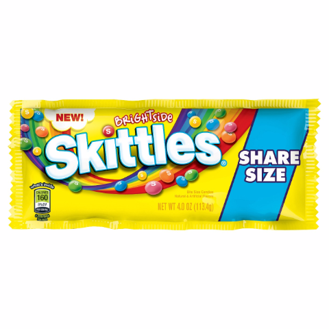 Order Skittles Brightside Share Size 4oz food online from Circle K And Liquors store, Fontana on bringmethat.com