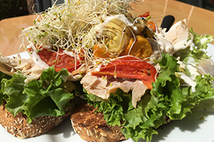 Order Open Faced Green Goddess Turkey Sandwich food online from Berry Fresh Cafe store, Jupiter on bringmethat.com