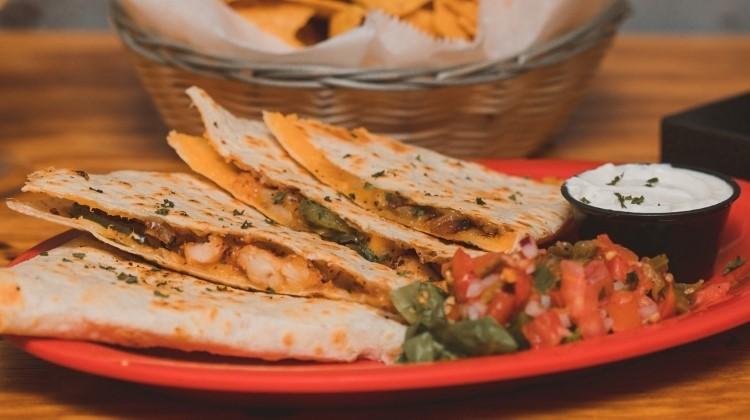 Shrimp Quesadilla from Cabo Fish Taco Baja Seagrill