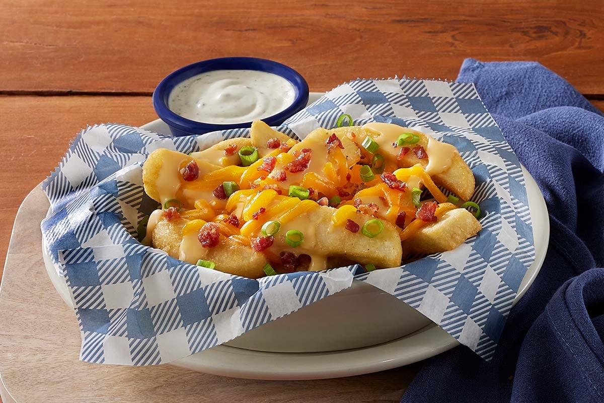 Order Loaded Steak Fries food online from Cracker Barrel store, Rochester on bringmethat.com