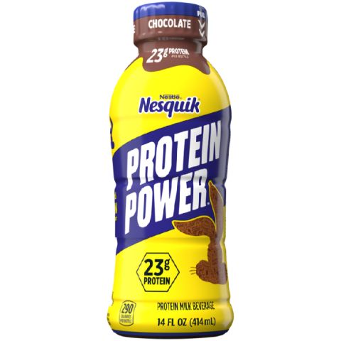 Order NESQUIK Protein Power Chocolate Milk 14oz food online from 7-Eleven store, Bellflower on bringmethat.com