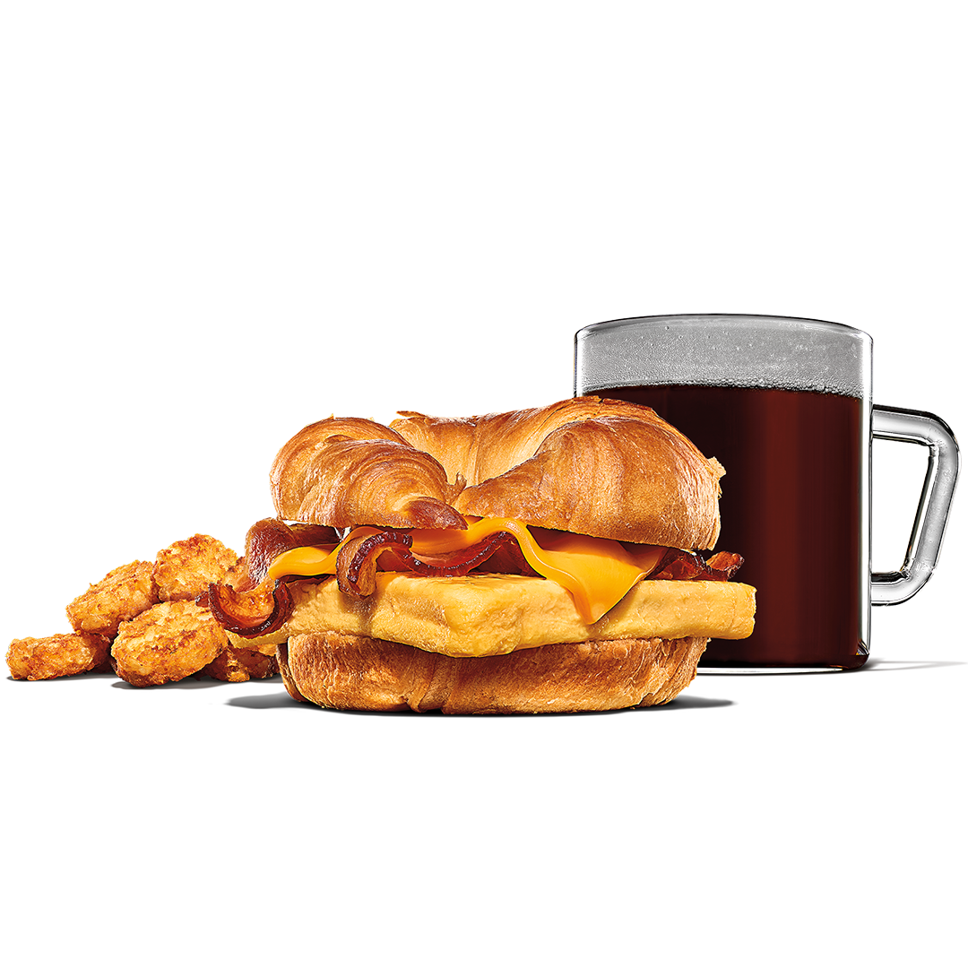 Order Bacon, Egg & Cheese Croissan'wich Meal food online from Burger King store, Pittsburgh on bringmethat.com