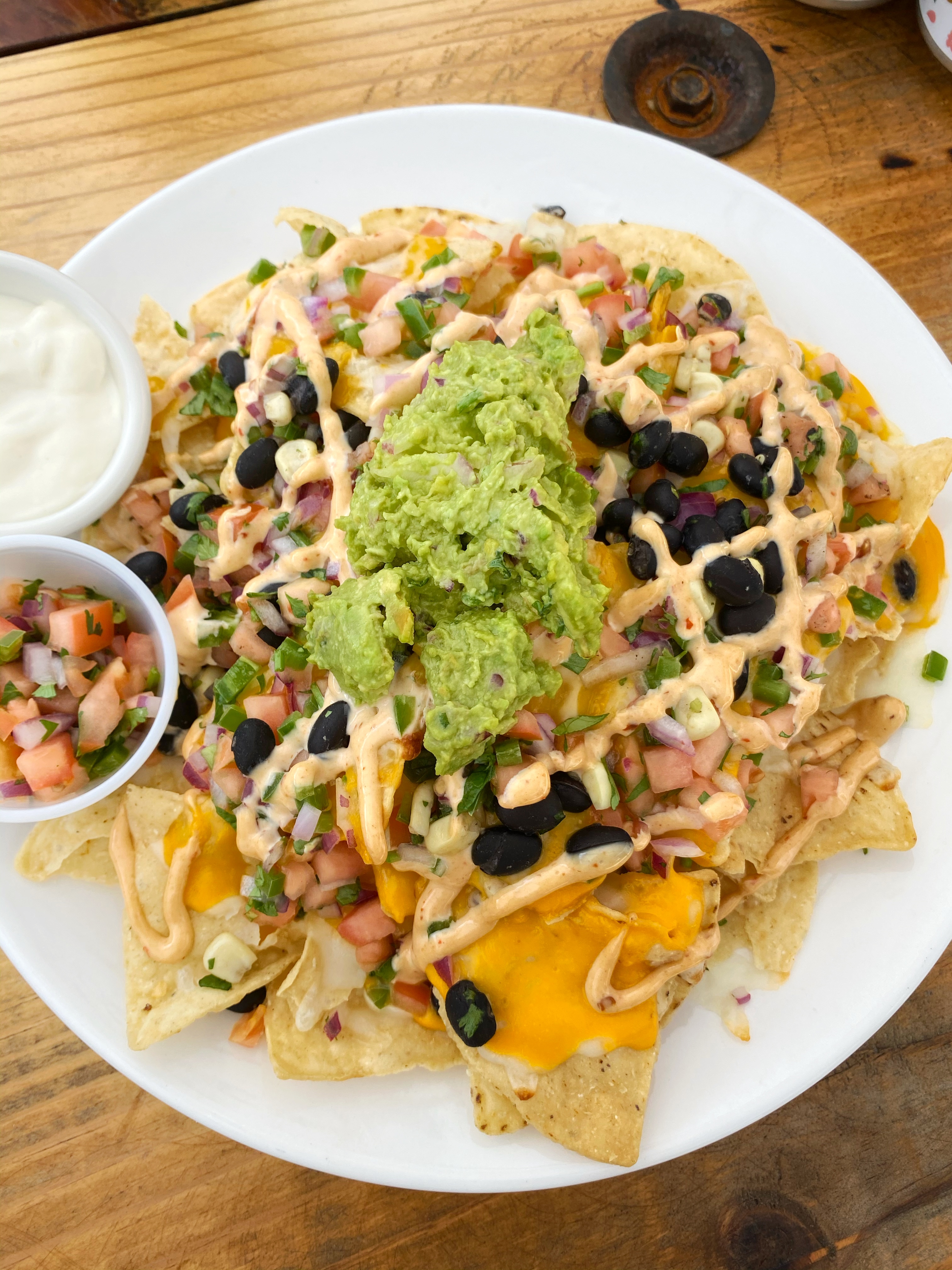 Order K&L LOADED NACHOS food online from Keg & Lantern Brewing store, Brooklyn on bringmethat.com
