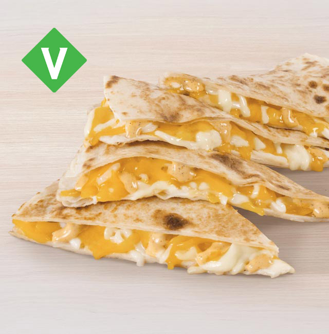 Order Cheese Quesadilla food online from Taco Bell store, Proctorville on bringmethat.com