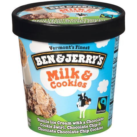Order Ben & Jerry's Milk and Cookies Pint food online from 7-Eleven store, Bellflower on bringmethat.com