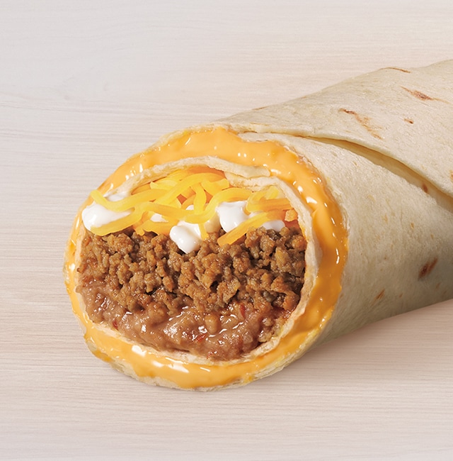 Order Beefy 5-Layer Burrito food online from Taco Bell store, Cibolo on bringmethat.com