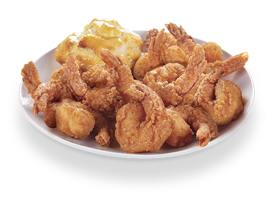 Order 16 PC Krispy Shrimp & (1) Biscuit Only food online from Krispy Krunchy Chicken store, Fullerton on bringmethat.com